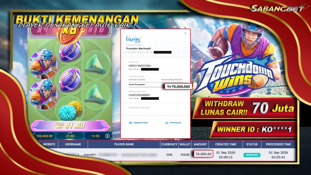 BUKTI KEMENANGAN